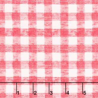 The Very Hungry Caterpillar - Picnic Gingham Red Yardage