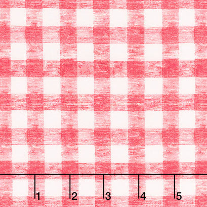 The Very Hungry Caterpillar - Picnic Gingham Red Yardage