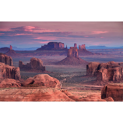 The View From Here 2 - Canyon Sienna Purple Digitally Printed Panel