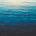 The View From Here 2 - Water Ombre Teal Multi Digitally Printed Yardage