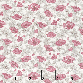 The Winterbourne Collection - Nina Poppy A Yardage