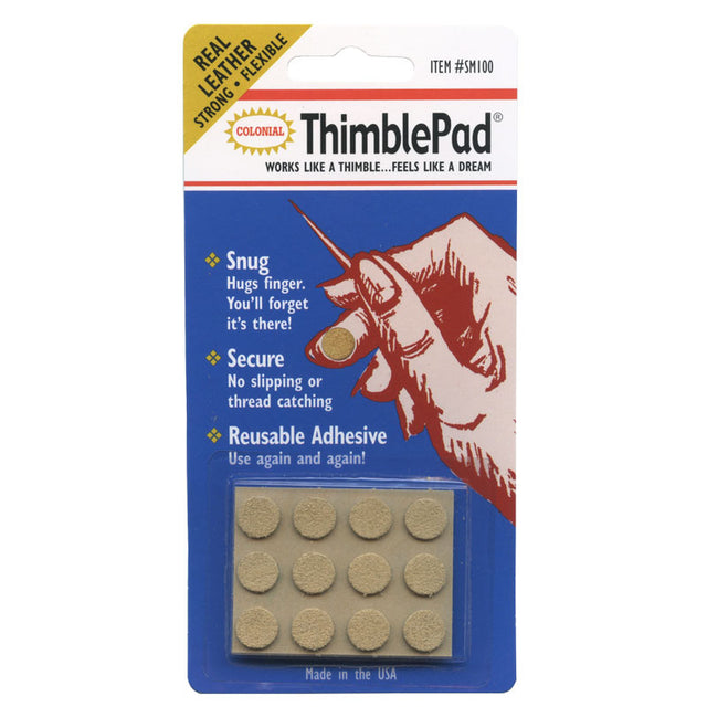 Thimblepad Leather Adhesive Thimble