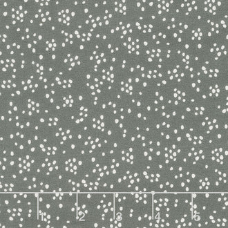 Through the Woods - Scatter Dot Charcoal Yardage