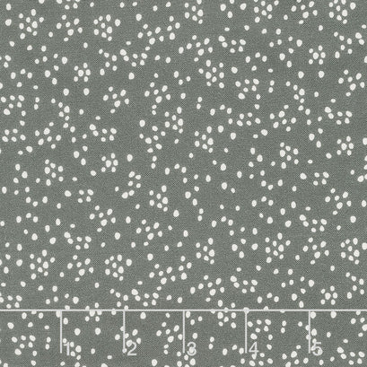 Through the Woods - Scatter Dot Charcoal Yardage