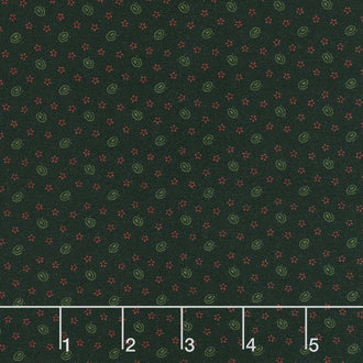 Through the Years - Bits of Time Black Yardage