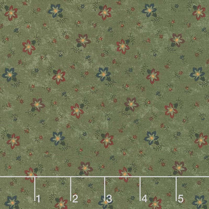Through the Years - Perennials Green Yardage