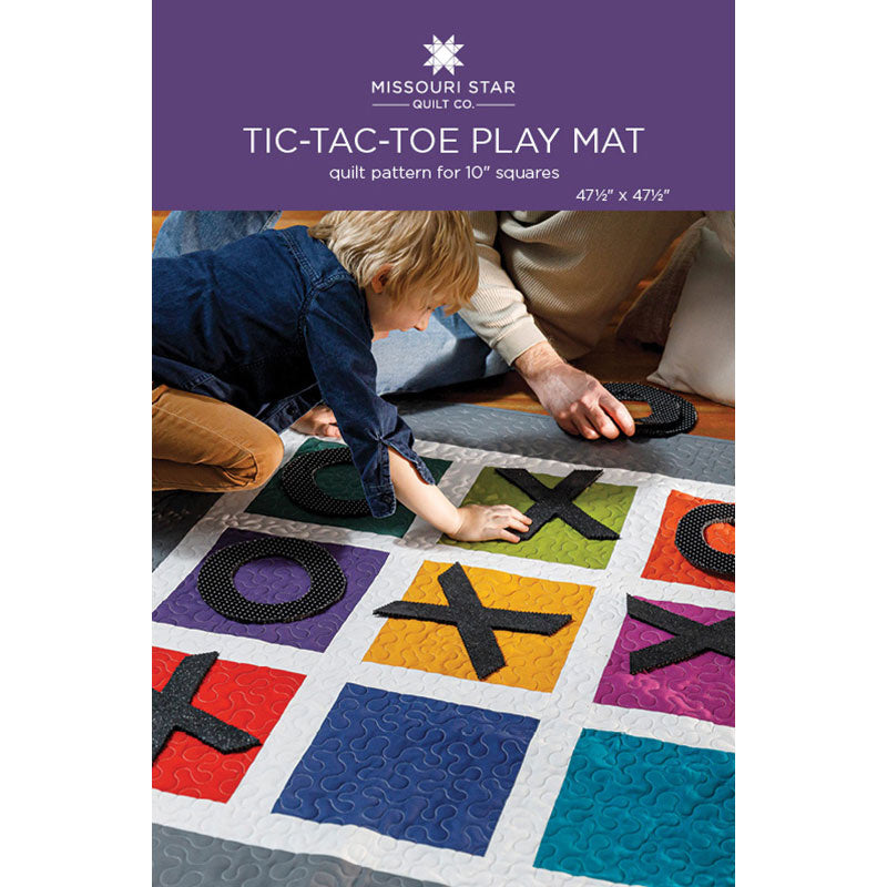 Tic-Tac-Toe Play Mat Pattern by Missouri Star