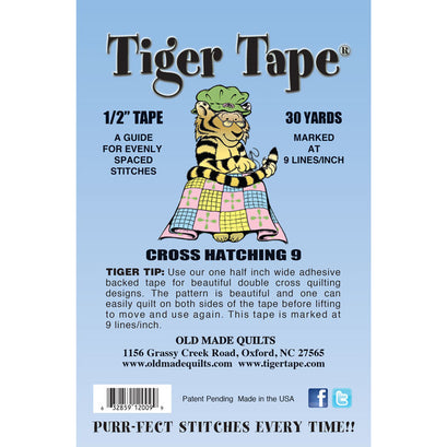 Tiger Tape® - 1/2" - 9 lines per inch