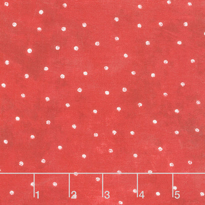 Time for Hot Cocoa - Dots Red Yardage
