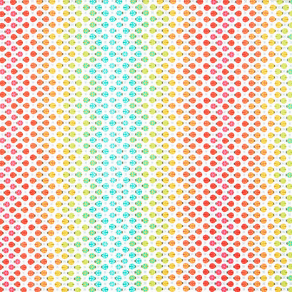 Tiny Beasts - Painted Ladies Glow Yardage