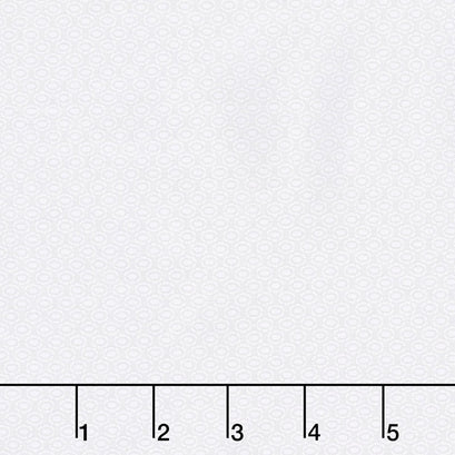 Tone on Tone - Stitched Circle White Yardage