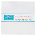 Tone on Tone - White Swiss Dot 10" Stackers