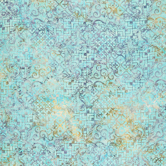 Tonga Batiks - Beach Oceana Tiles Snorkel Yardage