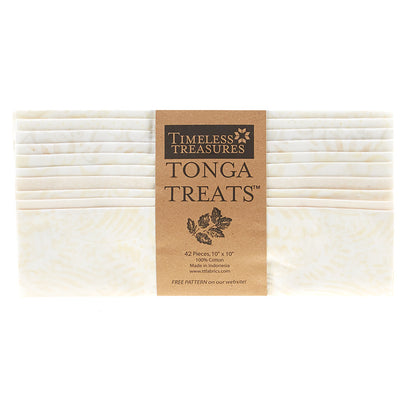 Tonga Batiks - Creme 10" Squares