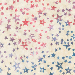 Tonga Batiks - Firework Stars of All Sizes USA Yardage