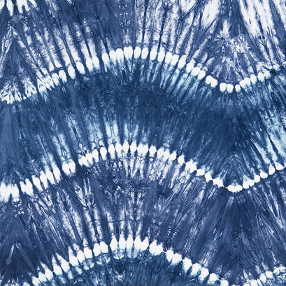 Tonga Batiks - Shibori Blue Conch Shell Tie-dye Ocean Yardage