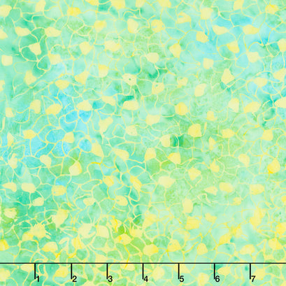 Tonga Batiks - Tropical Bushels of Leaves Lizard Yardage