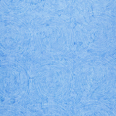 Tonga Batiks - Tropical Dotty Spiral Water Yardage