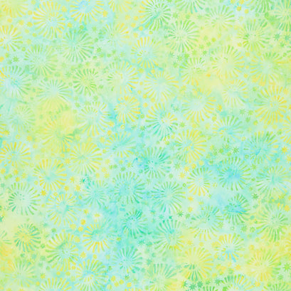 Tonga Batiks - Tropical Snazzy Swirls Palm Yardage