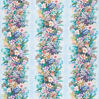 Topia - Floral Stripe Wild Digitally Printed Yardage