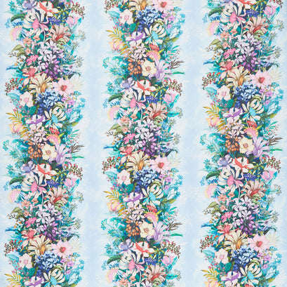 Topia - Floral Stripe Wild Digitally Printed Yardage