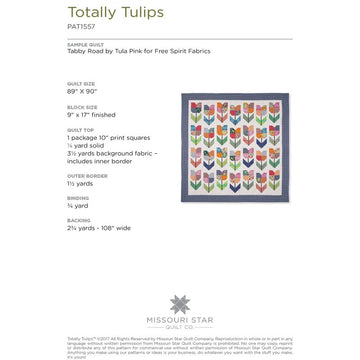 Totally Tulips Quilt Pattern by Missouri Star