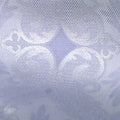 Totally Tulips - Teal Damask Periwinkle Pearlized Yardage