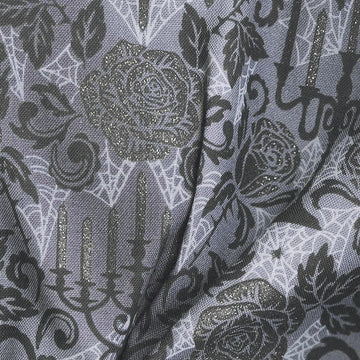 Totally Twilight - Candelabra Smoke Metallic Yardage
