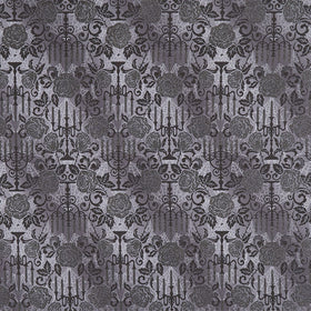 Totally Twilight - Candelabra Smoke Metallic Yardage