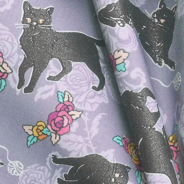 Totally Twilight - Cats Shadow Metallic Yardage