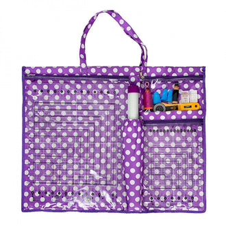 ToteOlogy Purple Dot Tote Bag
