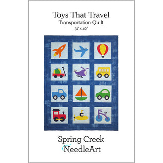 Toys That Travel Transportation Quilt Pattern