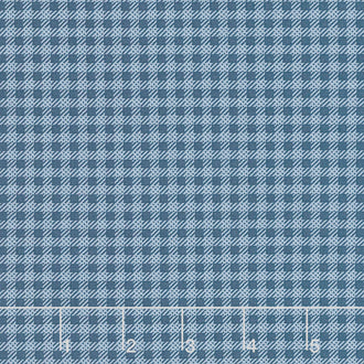 Tranquility - Plaid Blue Yardage