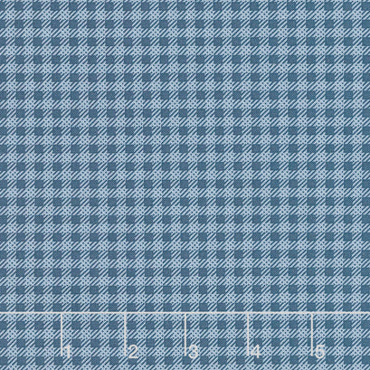 Tranquility - Plaid Blue Yardage