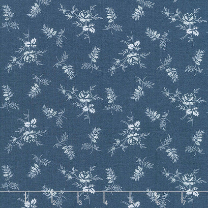 Tranquility - Stems Navy Yardage