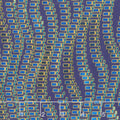 Treasures of Alexandria - Jewel Waves Purple Metallic Yardage