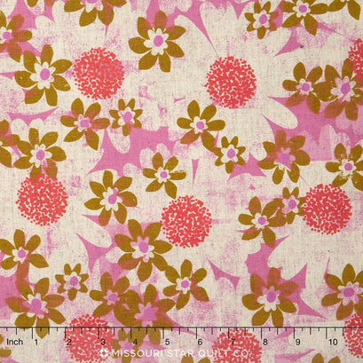 Trinket - Daisy Fields Pink Yardage