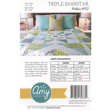 Triple Barnstar Pattern Alternative View #1