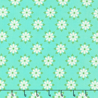 True Kisses - Darling Turquoise Yardage