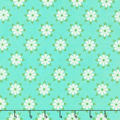 True Kisses - Darling Turquoise Yardage