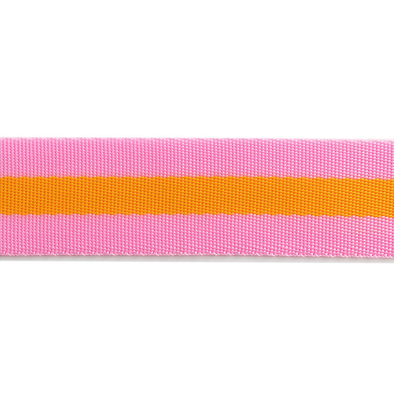 Tula Pink 1 1/2" Webbing - Soft Pink and Orange