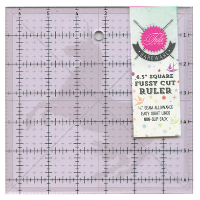 Tula Pink 6.5" Square Ruler with Unicorn
