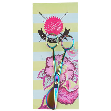 Tula Pink 6" Micro Serrated Duckbill Appliqué Scissors