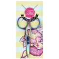 Tula Pink Large Ring Micro Tip 4" Scissors