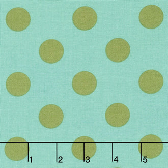 Tula Pink's All Stars - Pom Poms & Stripes Agave Yardage