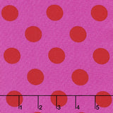 Tula Pink's All Stars - Pom Poms & Stripes Peony Yardage