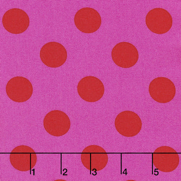 Tula Pink's All Stars - Pom Poms & Stripes Peony Yardage