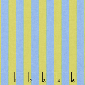 Tula Pink's All Stars - Pom Poms & Stripes Tent Stripe Myrtle Yardage