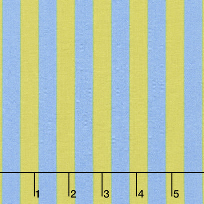 Tula Pink's All Stars - Pom Poms & Stripes Tent Stripe Myrtle Yardage