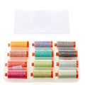 Tula Pink's Premium Collection Aurifil 50 WT Cotton Thread - 12 Large Spool Pack